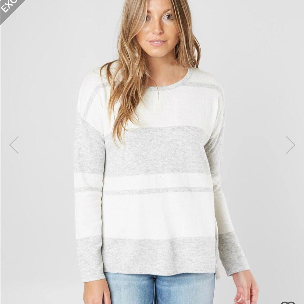 White Crow Genoa striped sweater